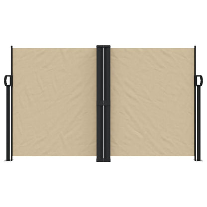 vidaXL Auvent latéral rétractable beige 140x600 cm
