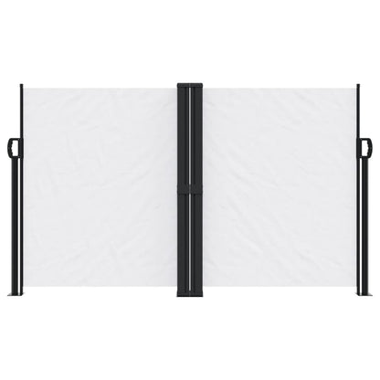 vidaXL Auvent latéral rétractable blanc 140x600 cm