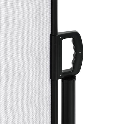 vidaXL Auvent latéral rétractable blanc 140x600 cm