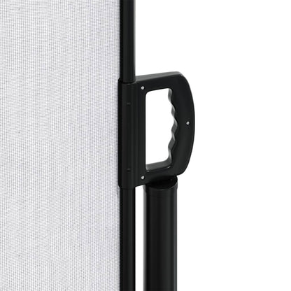 vidaXL Auvent latéral rétractable blanc 160x600 cm