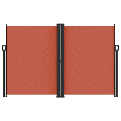 vidaXL Auvent latéral rétractable terre cuite 160x600 cm