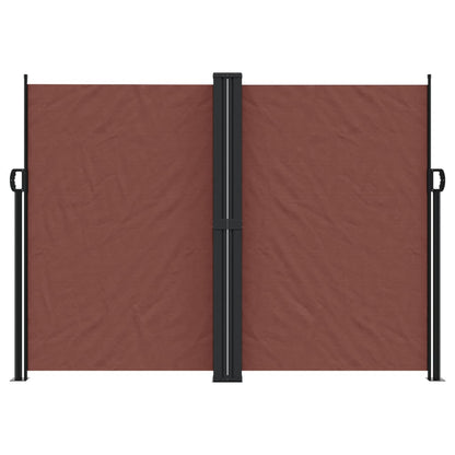 vidaXL Auvent latéral rétractable marron 180x600 cm