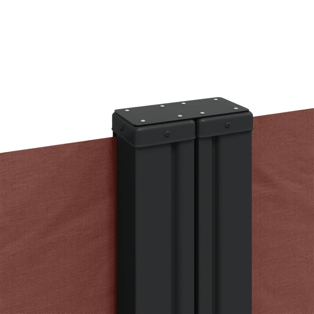 vidaXL Auvent latéral rétractable marron 180x600 cm