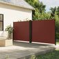 vidaXL Auvent latéral rétractable marron 180x600 cm