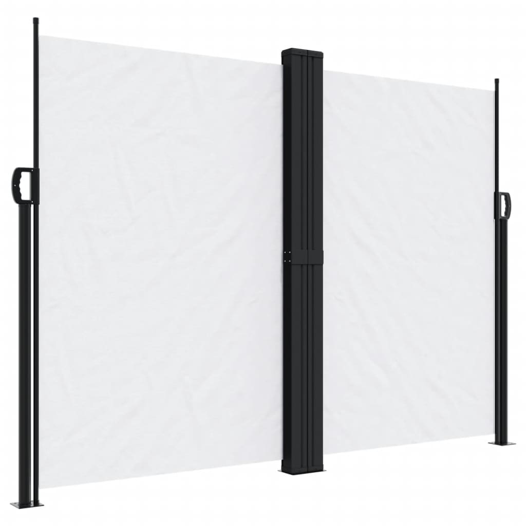 vidaXL Auvent latéral rétractable blanc 180x600 cm