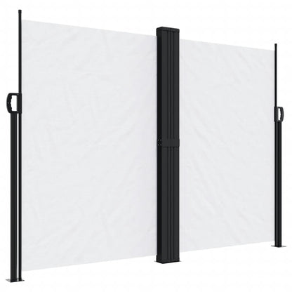 vidaXL Auvent latéral rétractable blanc 180x600 cm