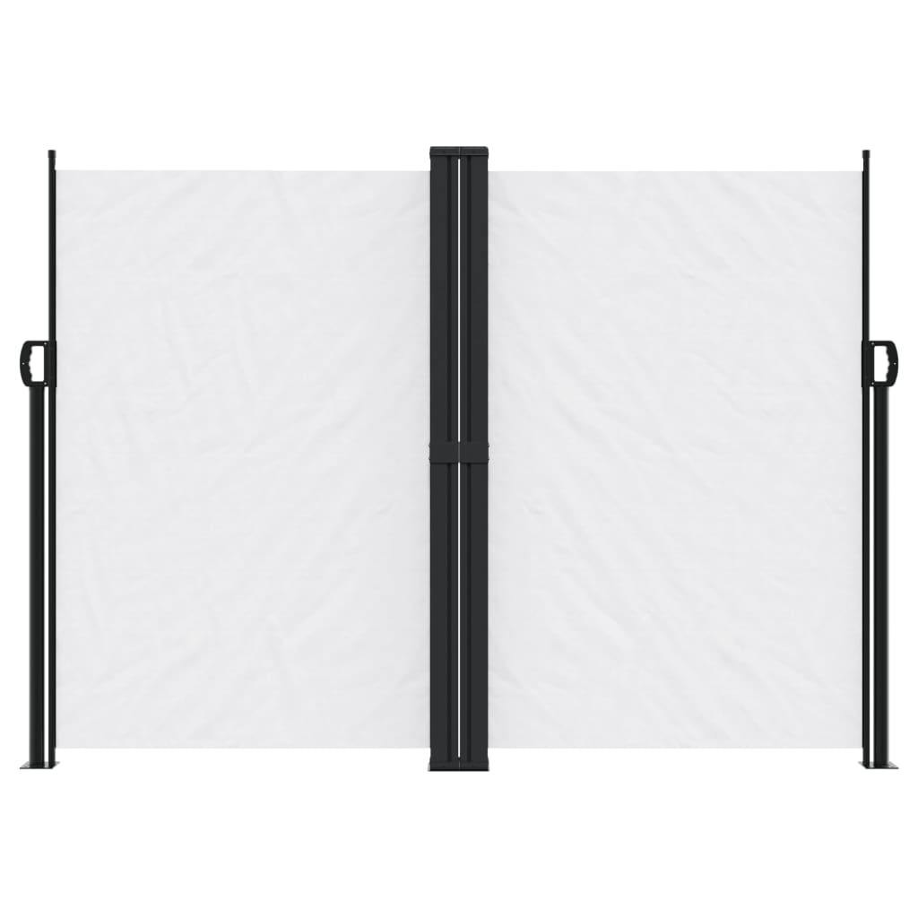 vidaXL Auvent latéral rétractable blanc 180x600 cm