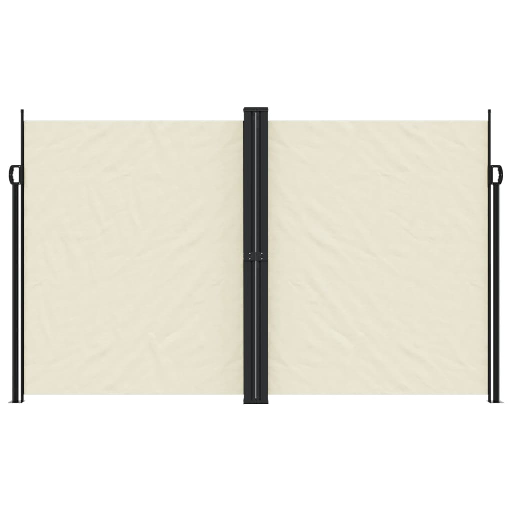 vidaXL Auvent latéral rétractable crème 200x600 cm