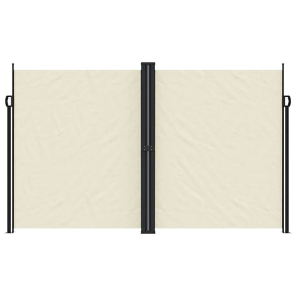 vidaXL Auvent latéral rétractable crème 200x600 cm