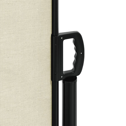 vidaXL Auvent latéral rétractable crème 200x600 cm