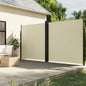 vidaXL Auvent latéral rétractable crème 200x600 cm
