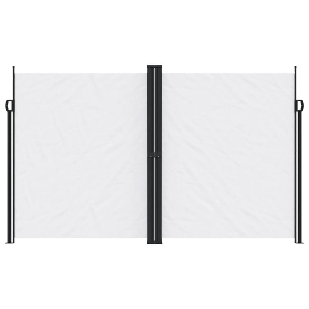 vidaXL Auvent latéral rétractable blanc 200x600 cm