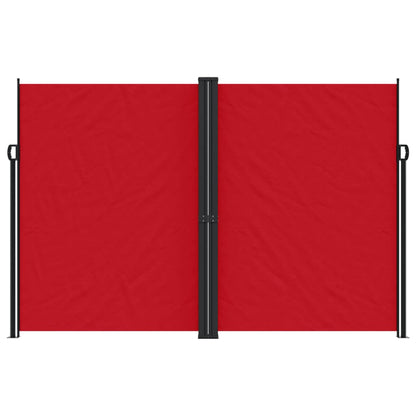 vidaXL Auvent latéral rétractable rouge 220x600 cm
