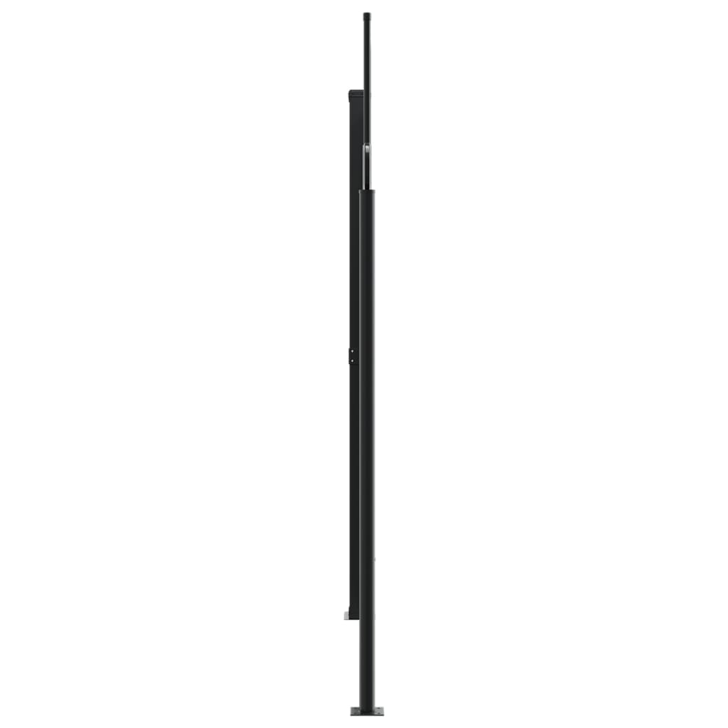 vidaXL Auvent latéral rétractable rouge 220x600 cm