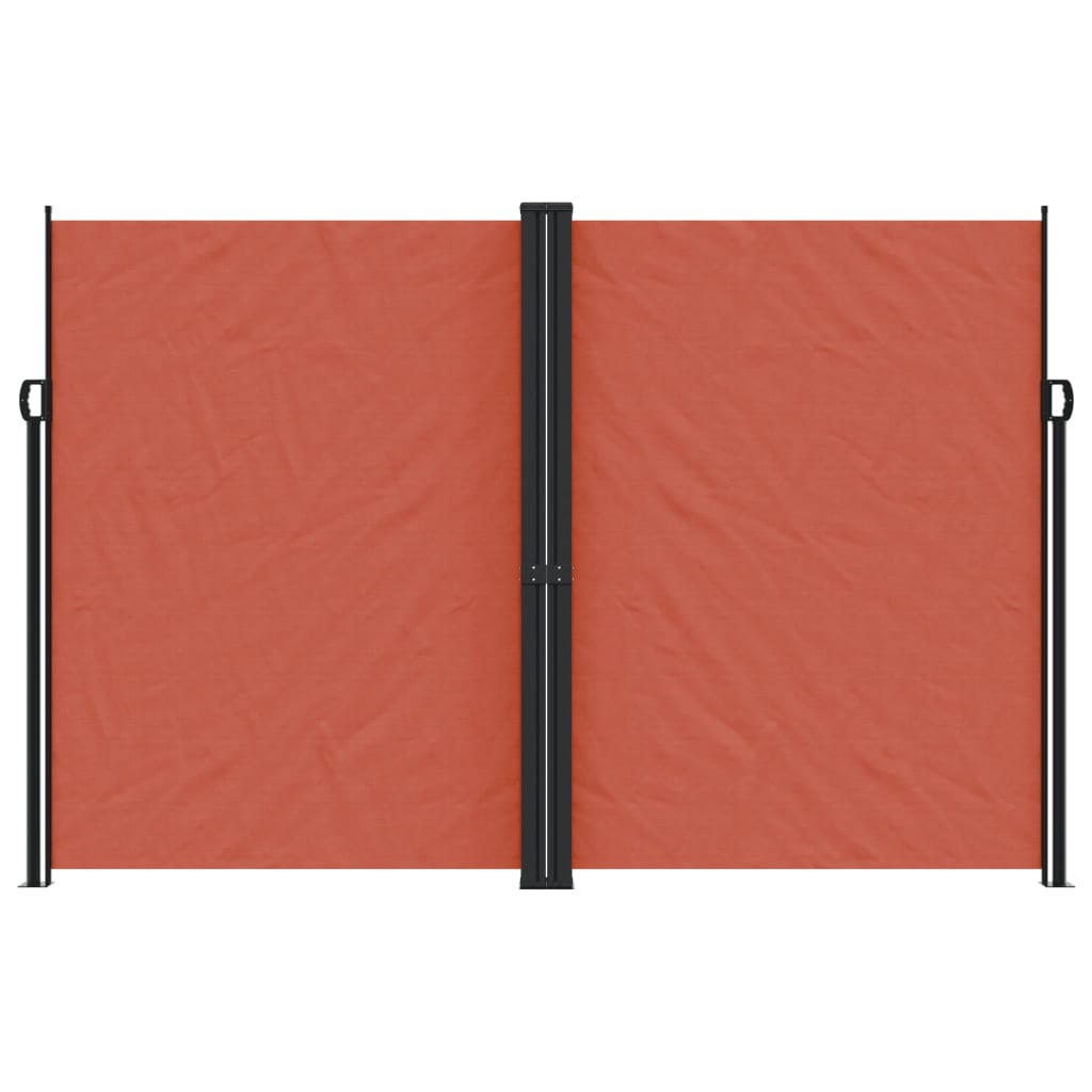 vidaXL Auvent latéral rétractable terre cuite 220x600 cm