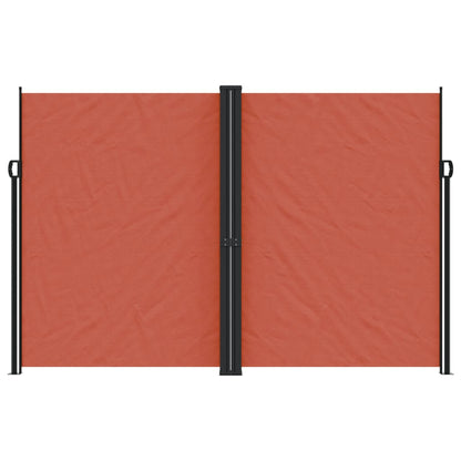 vidaXL Auvent latéral rétractable terre cuite 220x600 cm
