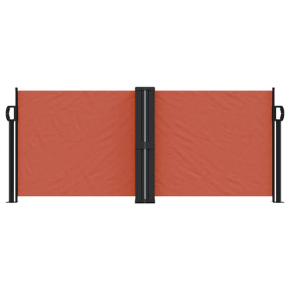 vidaXL Auvent latéral rétractable terre cuite 100x1000 cm