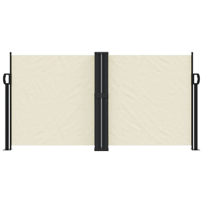 vidaXL Auvent latéral rétractable crème 120x1000 cm