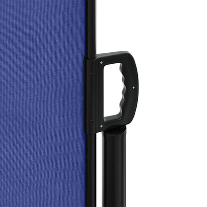 vidaXL Auvent latéral rétractable bleu 120x1000 cm