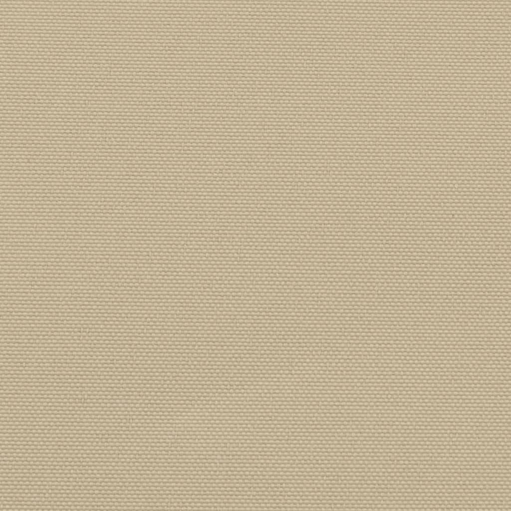 vidaXL Auvent latéral rétractable beige 120x1000 cm