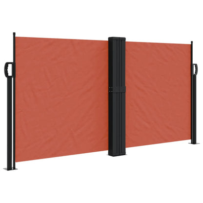 vidaXL Auvent latéral rétractable terre cuite 120x1000 cm