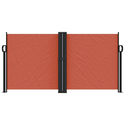 vidaXL Auvent latéral rétractable terre cuite 120x1000 cm