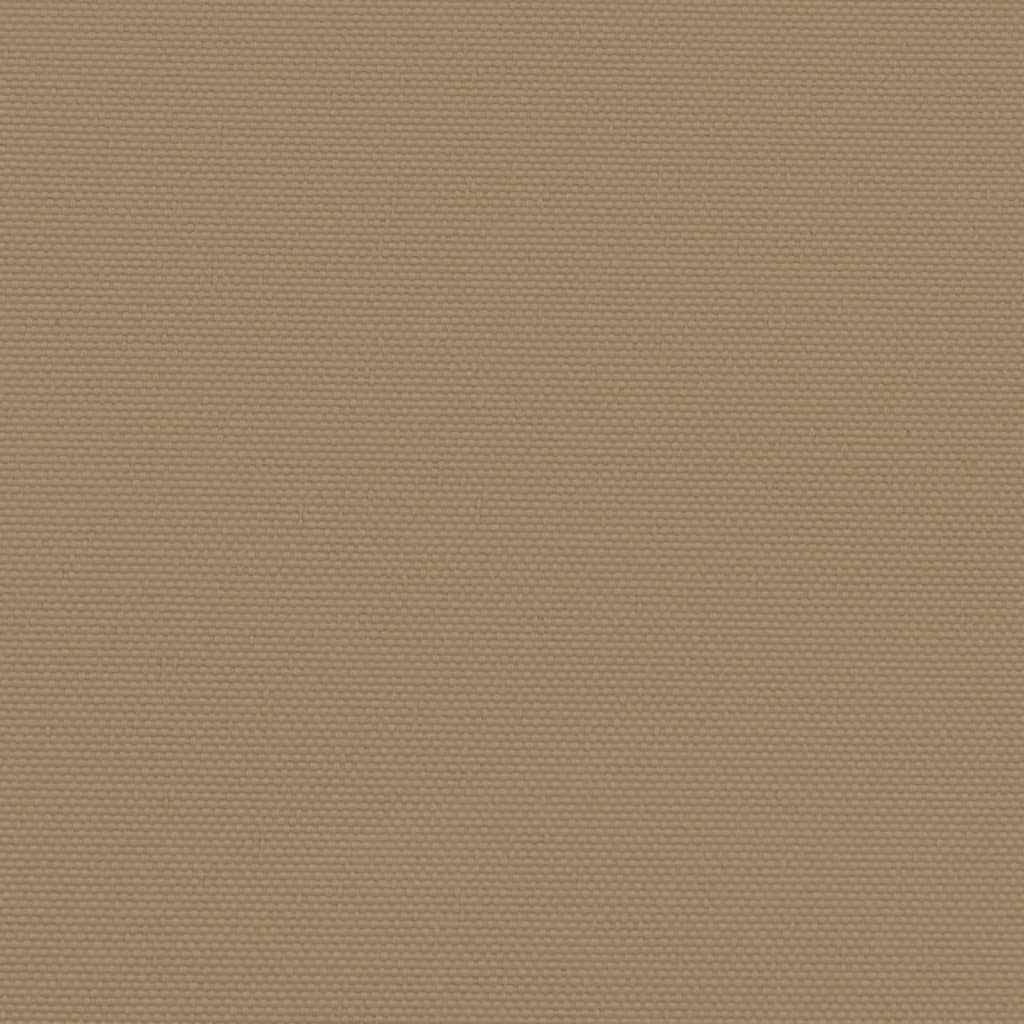 vidaXL Auvent latéral rétractable taupe 120x1000 cm
