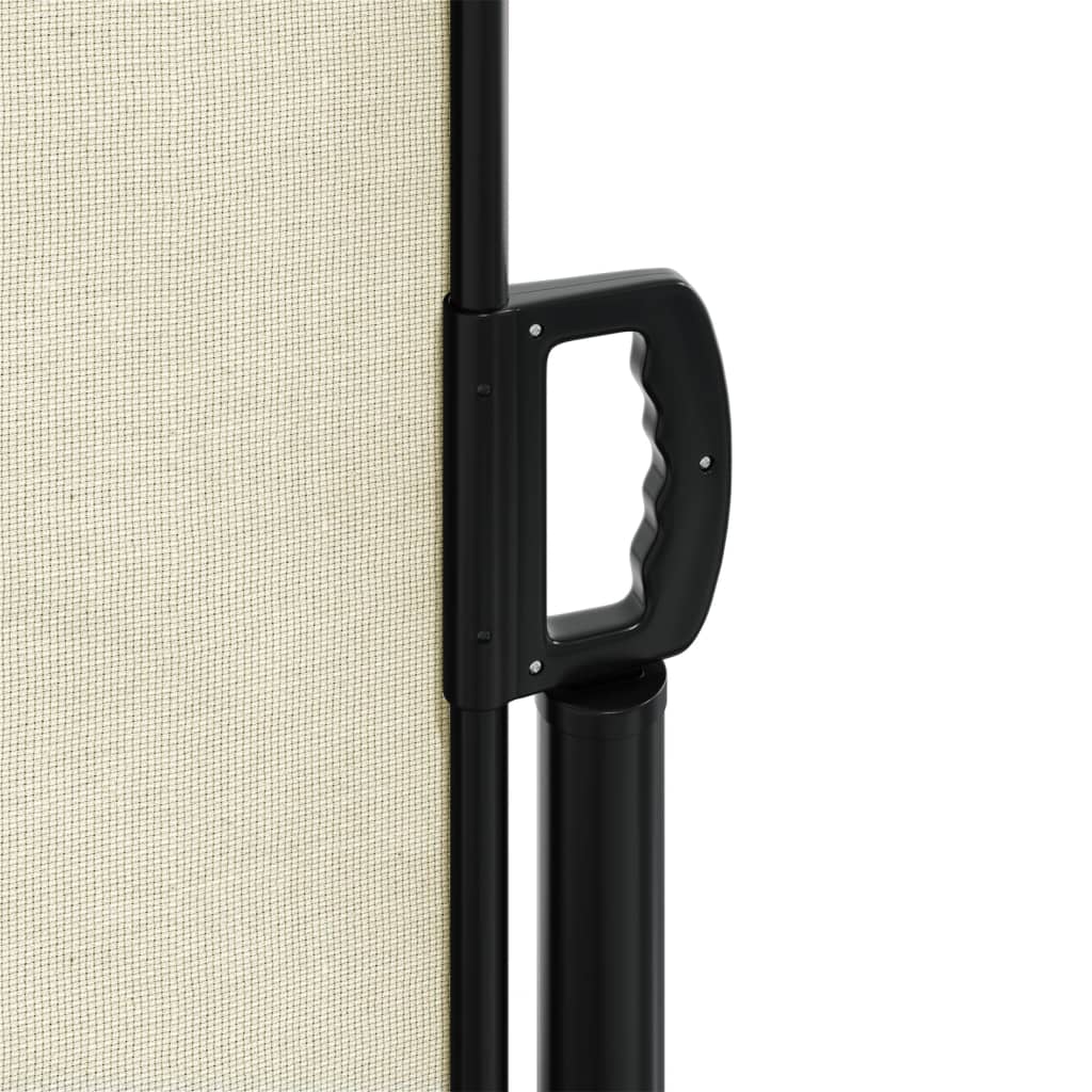 vidaXL Auvent latéral rétractable crème 140x1000 cm