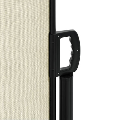 vidaXL Auvent latéral rétractable crème 140x1000 cm