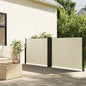 vidaXL Auvent latéral rétractable crème 140x1000 cm
