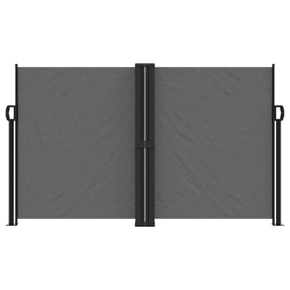 vidaXL Auvent latéral rétractable anthracite 140x1000 cm