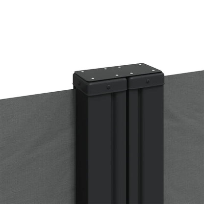vidaXL Auvent latéral rétractable anthracite 140x1000 cm