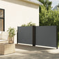 vidaXL Auvent latéral rétractable anthracite 140x1000 cm