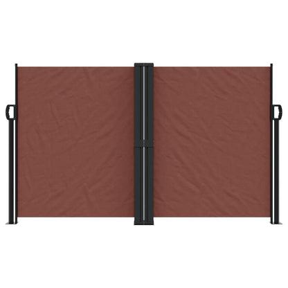 vidaXL Auvent latéral rétractable marron 140x1000 cm