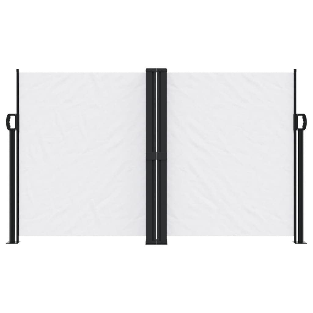 vidaXL Auvent latéral rétractable blanc 140x1000 cm