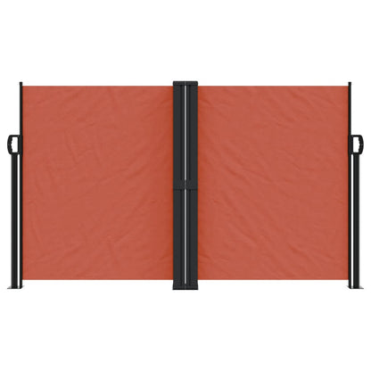 vidaXL Auvent latéral rétractable terre cuite 140x1000 cm