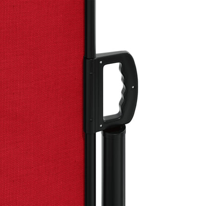 vidaXL Auvent latéral rétractable rouge 160x1000 cm