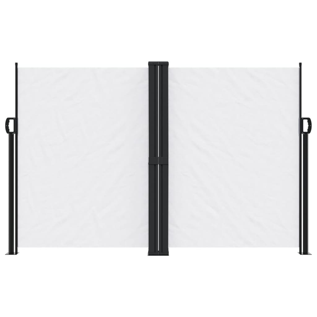 vidaXL Auvent latéral rétractable blanc 160x1000 cm