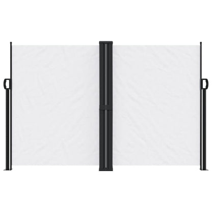 vidaXL Auvent latéral rétractable blanc 160x1000 cm