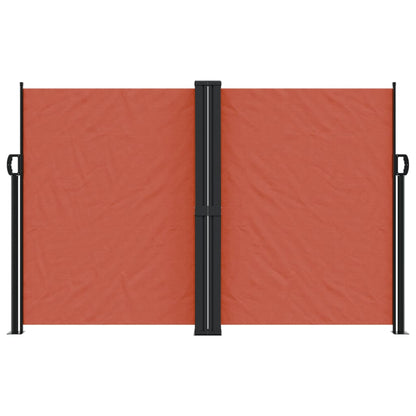vidaXL Auvent latéral rétractable terre cuite 160x1000 cm