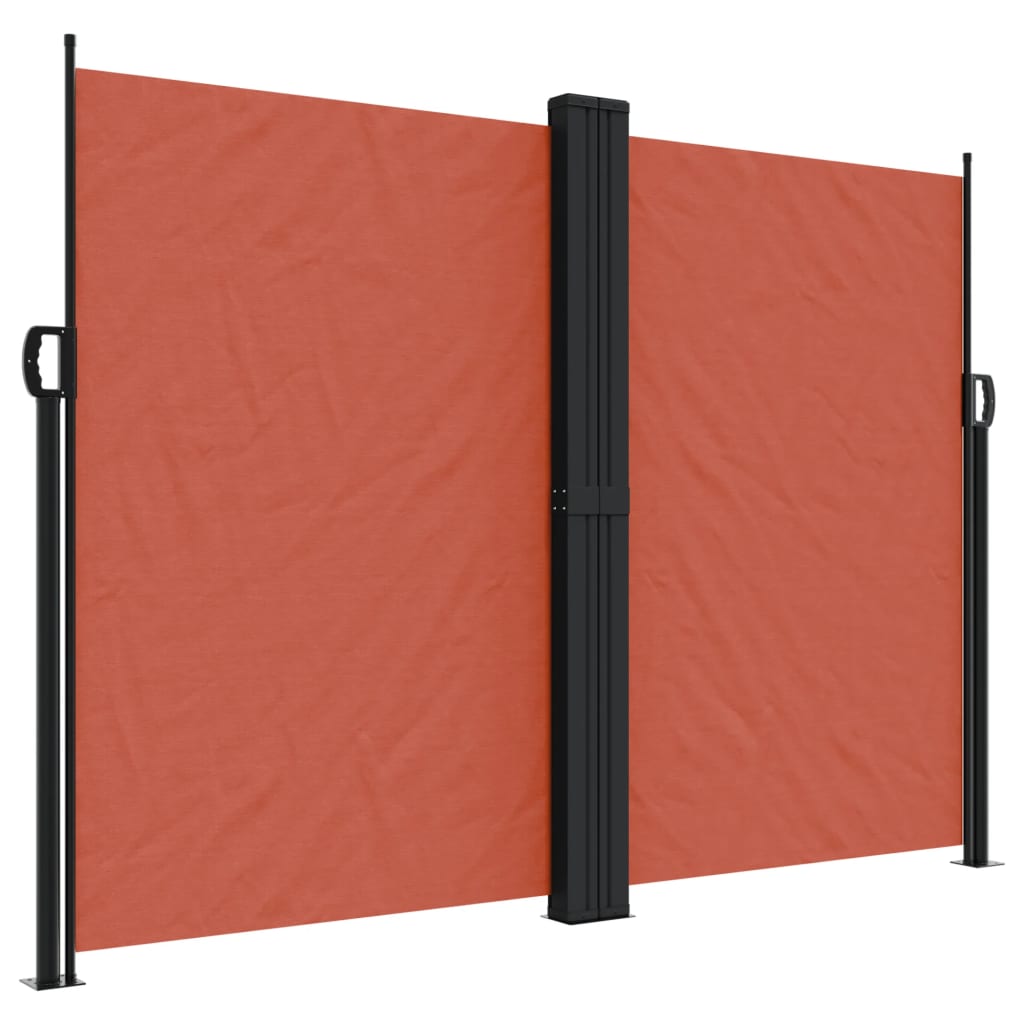 vidaXL Auvent latéral rétractable terre cuite 180x1000 cm