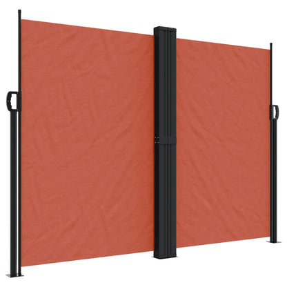 vidaXL Auvent latéral rétractable terre cuite 180x1000 cm