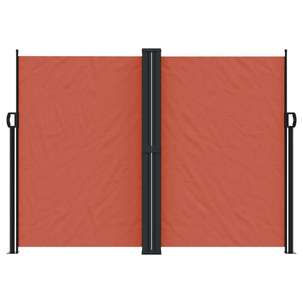 vidaXL Auvent latéral rétractable terre cuite 180x1000 cm