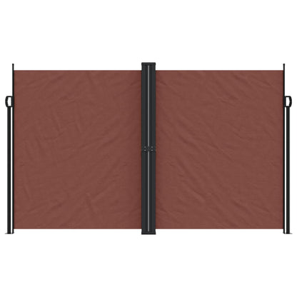 vidaXL Auvent latéral rétractable marron 200x1000 cm