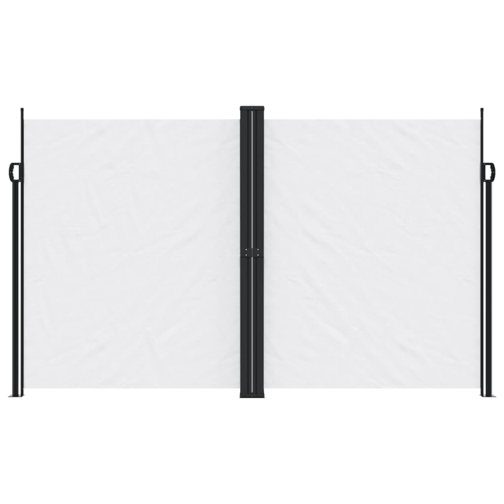 vidaXL Auvent latéral rétractable blanc 200x1000 cm