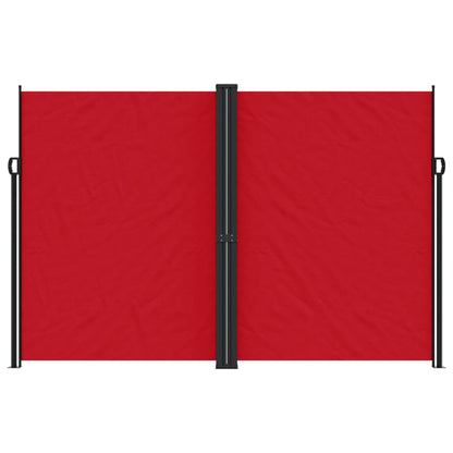 vidaXL Auvent latéral rétractable rouge 220x1000 cm