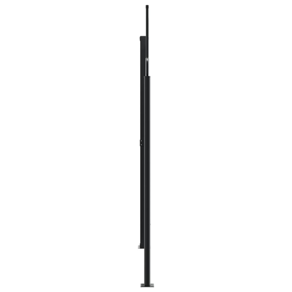 vidaXL Auvent latéral rétractable rouge 220x1000 cm