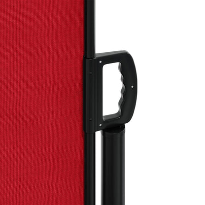 vidaXL Auvent latéral rétractable rouge 220x1000 cm