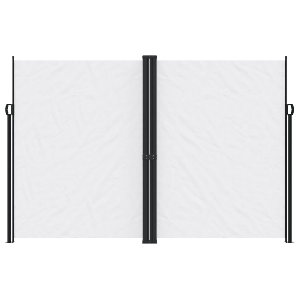 vidaXL Auvent latéral rétractable blanc 220x1000 cm