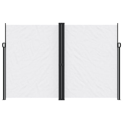 vidaXL Auvent latéral rétractable blanc 220x1000 cm